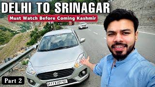 Delhi to Srinagar Road Trip Full Detailed Video | Solo Trip | Part-2