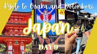 Kyoto to Osaka & exploring Dotonbori | Japan Trip Day 9 | October 23rd 2023