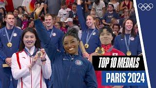 Top Multi-Medallists at #Paris2024  | Top Moments