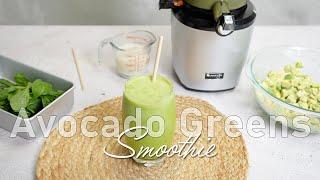  Avocado Greens Smoothie Recipe | Kuvings AUTO10 Hands-Free Slow Juicer