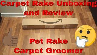 ️Carpet Rake Unboxing And Review | Pet Rake | Carpet Groomer Best Carpet Rake For Pet Hair Removal