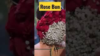 how to fix rose on hairbun #shorts #viral #ytshorts #hairstyle @glamgirlafreen