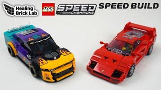 All Lego Speed Champions 2024 August Sets Compilation Speed Build