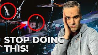 4 Dumb MISTAKES You're Making When Tracking Drums