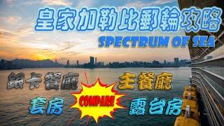 【郵輪攻略】Spectrum of Sea 皇家加勒比親子郵輪攻略-比較銀卡和主餐廳, 套房和露台客房