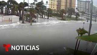 A horas de tocar tierra ya Florida sentía los primeros azotes de Milton | Noticias Telemundo