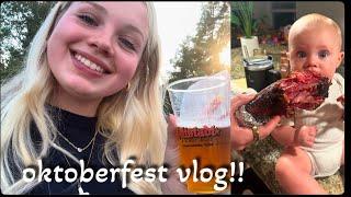 come to oktoberfest with me!! || vlog!