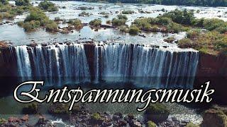 Entspannungsmusik - Natur Tiefenentspannung, Stressabbau - 4K Wasserfall