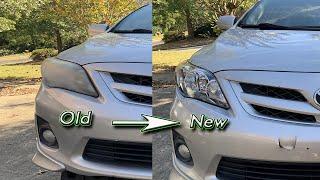 How to Remove the Front Bumper + Headlight Housing on a 2011-2013 Toyota Corolla