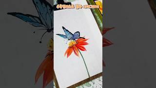 꽃과 나비 그림그리기 #flowers #그림강좌 #그림 #꽃그림 #나비그림 #수묵일러스트 #watercolor #수묵화  #수채화 #캘리그라피 #painting