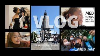 (Vlog) Trinity College Dublin (TCD) Medical school 2026’s // MED day // hybrid class //semester1