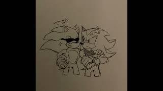 No hate to sonic x Shadow Shippers #sonicthehedgehog #drawing #shorts