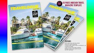 Editable Magazine Templates: Indesign Travel Magazine Template