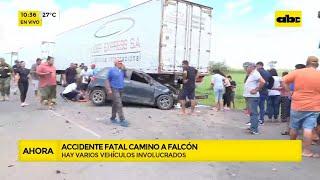 Fatal accidente en zona de Falcón: involucró a vehículo que traía a hinchas argentinos