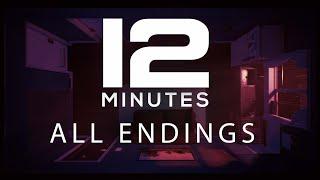 Twelve Minutes - ALL 6 ENDINGS + Secret True Ending