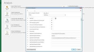 SAP Analysis Office 2.7 Data Protection Pop-up