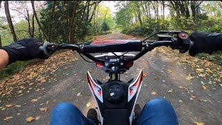 SSR 140cc Pit Bike — Review, Wheelies, Trail Riding, Motovlog