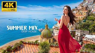 4K Amalfi Coast - Italy Summer Mix 2024  Best Of Tropical Deep House Music | Mixed By Masew Deep