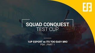 1UP vs 2eZy - Round 1 (Part 1) - PS4 BFV 8v8 Squad Conquest - Test Cup #1