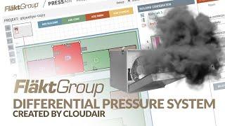 Flakt Group - Differential pressure system created by CloudAir