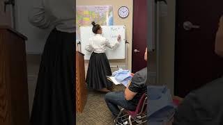 Teacher finally figures out how to get to her students! #shorts