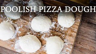 Poolish Pizza Dough | Authentic Recipe For Pizza Dough With Poolish | Relaxing Food Making Channel