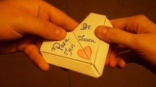 Cómo hacer un Corazón de Papel o Carta Corazón