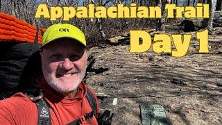 Appalachian Trail 2024 Day 1: Approach Trail to Springer Mountain