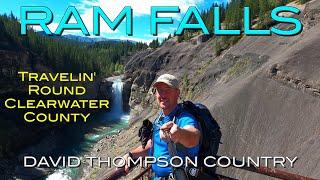 The Most Incredible Waterfall Lookout in David Thompson Country: Ram Falls