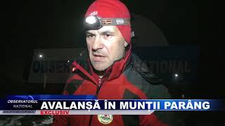 AVALANSA PARANG - ObservatorulNational.ro