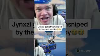 Jynxzi gets streamsniped by the entire lobby #jynxzi #jynxziclips #jynxzifunnymoments