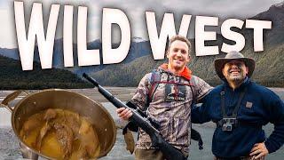 HUNTING on a KAYAK and eating Mutton Bird boil up