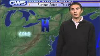 Campus Weather Service Nov. 3 Forecast
