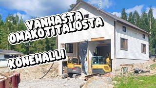 OMAKOTITALOSTA KONEHALLI