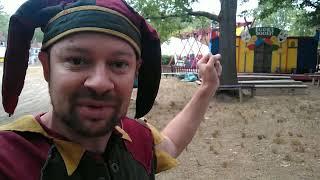 Flec the FOOL at Michigan Renaissance Festival before gates open!  Come on out and see my show!