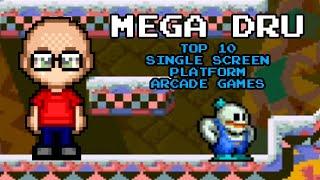 Top 10 Single Screen Arcade Platform Games - Mega Dru