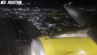 Midnight Landing - Spirit A319 - Memphis (MEM)