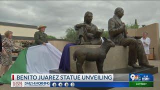 Benito Juarez statue unveiled at Chamizal National Memorial