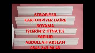 BOYABAT STROPİYER KARTONPİYER BOYA İŞLERİNİZ İTİNA İLE YAPILIR ABDULLAH ARSLAN 0543 243 90 43