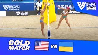 Harward/DeBerg vs. Hladun/Lazarenko - Gold Match Highlights | Chennai 2024 #BeachProTour