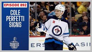 Cole Perfetti signs two year contract with the Winnipeg Jets,