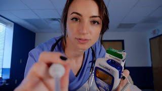 ASMR | Real Hospital Exam for Relaxation | Emergency Appendicitis