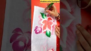 Tatorial fabric colour painting #shortsvideo #shortsfeed #artwork