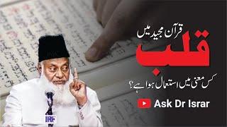 Quran Main Qalab Say Kya Muraad Hai ? | Dr. Israr Ahmed R.A | Question Answer