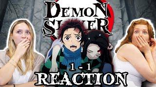 FIRST TIME WATCHING ANIME!! | Demon Slayer Ep 1 Reaction