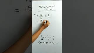 Class 5 NCERT || Multiplication of fraction