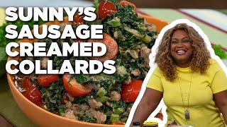 Sunny Anderson's Sausage Creamed Collards | The Kitchen | Food Network