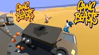 Gang Beasts - Road Kill [Father and Son Gameplay]