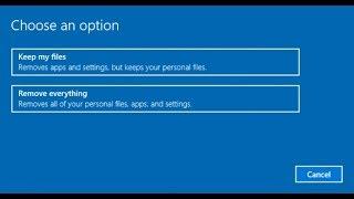 How To Factory Reset - Windows 10 Computer - Restore To Factory Settings