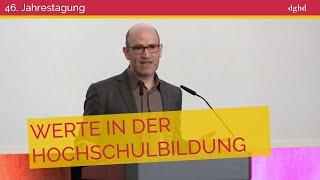 Prof. Dr. Dr. Oliver Reis: "Welche Praxis brauchen Werte in der Hochschulbildung?"